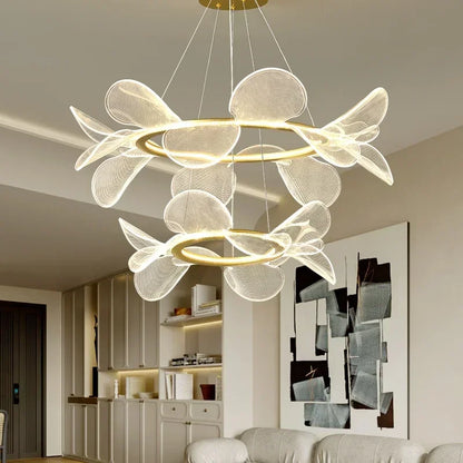 Decorbites™ LED-Blumenleuchter: Luxuriöser Acryl-Hängeleuchter für modernes Wohnen, Schlafzimmer und Küche