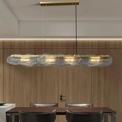 Decorbites™ Kunstglas-Esszimmertisch-Leuchter: Moderne Luxus-LED-Hängeleuchten