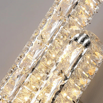 Decorbites™ Kristall-LED-Wandleuchte Silber Wandlampen | Modernes nordisches Design für Schlafzimmer und Esszimmer