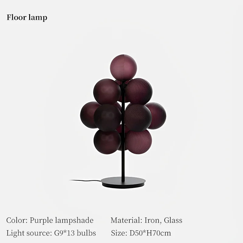 Decorbites™ Trauben-Kronleuchter: Moderne Glasball-Pendantlampe für Wohnzimmer und Schlafzimmer