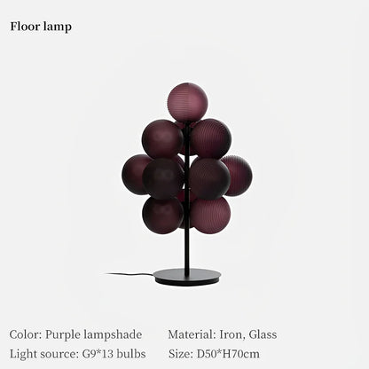 Decorbites™ Trauben-Kronleuchter: Moderne Glasball-Pendantlampe für Wohnzimmer und Schlafzimmer