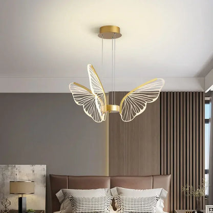 Decorbites™ LED-Schmetterlings-Deckenleuchter – Luxuriöse Hängeleuchte für Schlafzimmer, Wohnzimmer und Esszimmer