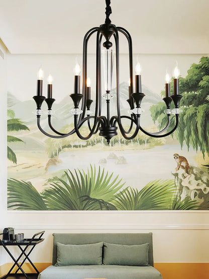 Decorbites™ Eisen Vintage Kerzenleuchter: Retro Französischer Stil Pendelleuchte
