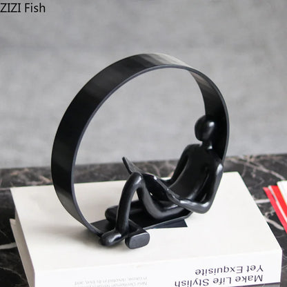 Decorbites™ Abstrakte Harz-Figuren Schreibtisch-Dekoration Ornament für Raumästhetik-Dekor