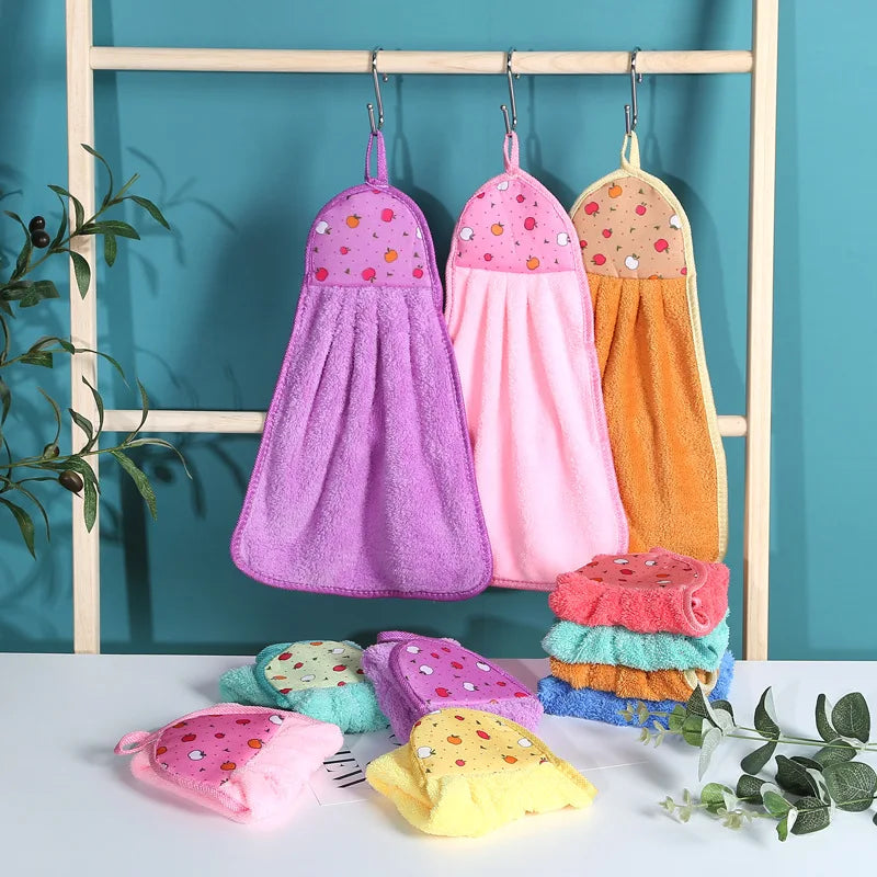 Decorbites™ Korallen-Samt-Handtuch: Saugfähiges Reinigungswerkzeug für Zuhause, Küche & Badezimmer