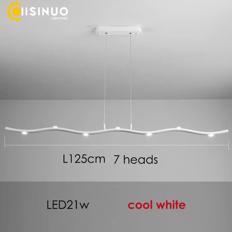 Decorbites™ LED-Wellen-Hängeleuchte für Büro, Esszimmer und Wohnzimmer-Dekoration