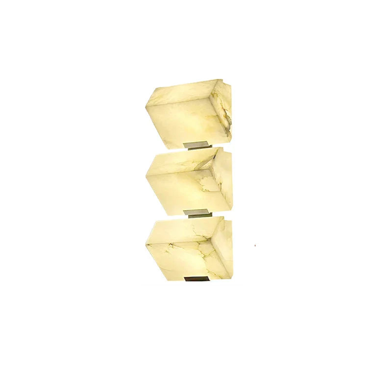 Decorbites™ Art-Deco-Marmorwürfel-LED-Wandleuchte für Innen- und Außenbereich IP54 wasserdicht