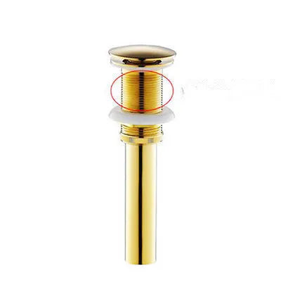 Gold Crystal Basin Faucet With Double Handles