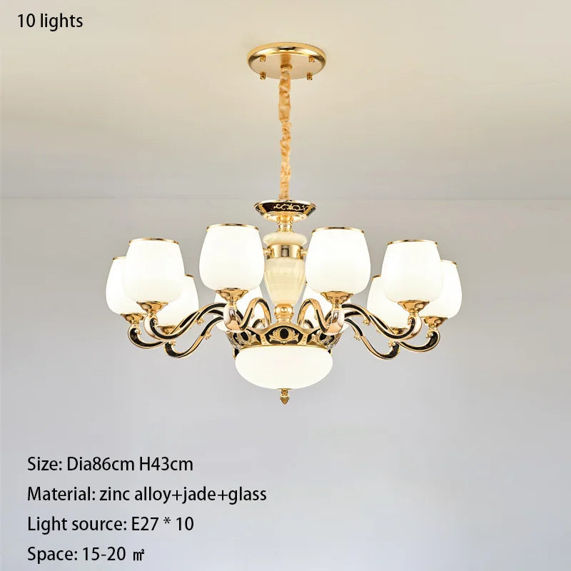 Crystal Jade Pendant Lamp