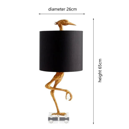 DecorBites™ Creative Ostrich Table Lamp for Modern Home Decor in Living Room and Bedroom