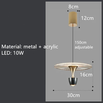 Acrylic Pendant Light Set