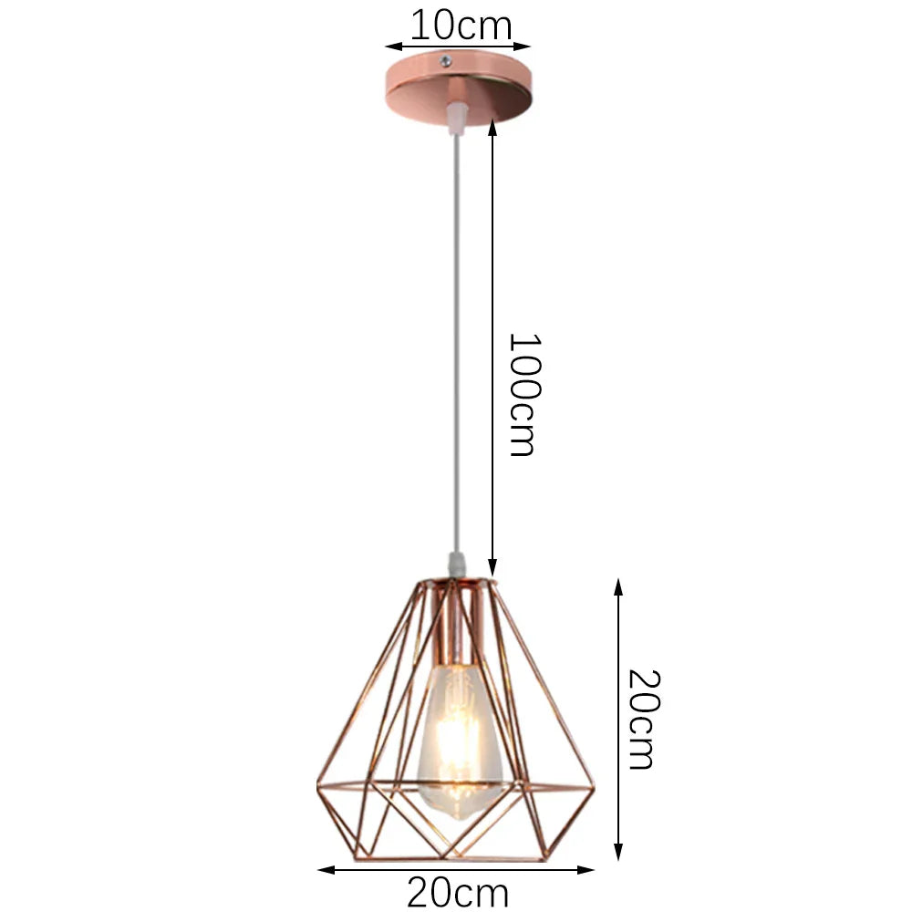 Decorbites™ Industrielles Retro-Loft-LED-Pendantleuchte für Wohnzimmer, Küche und Heim