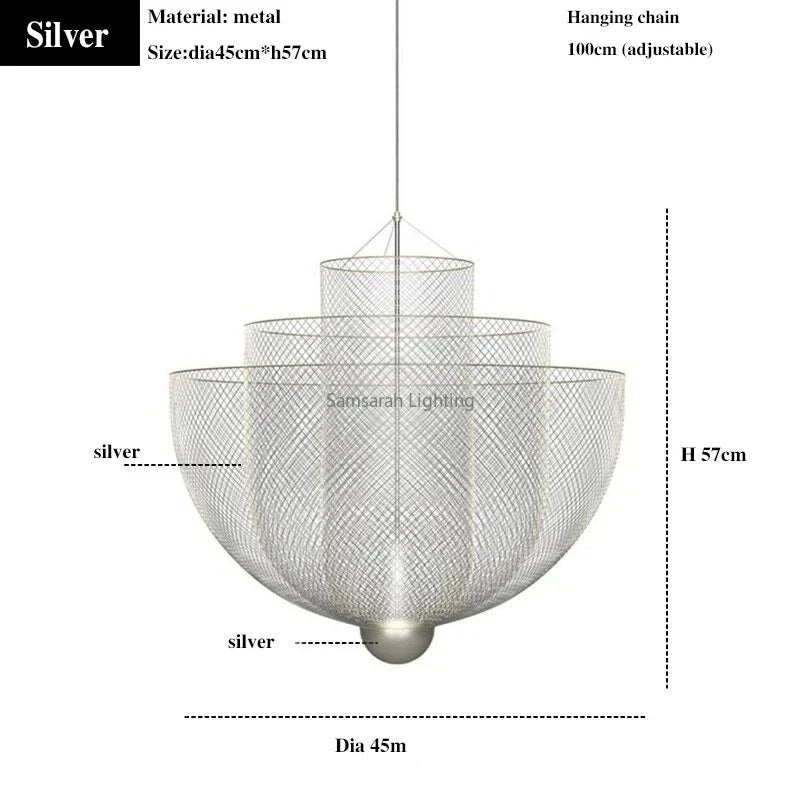 Decorbites™ Geometrische Eisenleuchter | Nordischer Loft-Pendant-Lichtarmatur