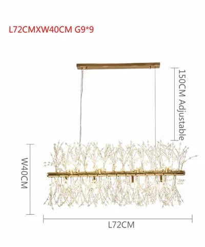 DecorBites™ Dandelion Chandelier LED Pendant Lamp for Dining Room, Bedroom, Shops