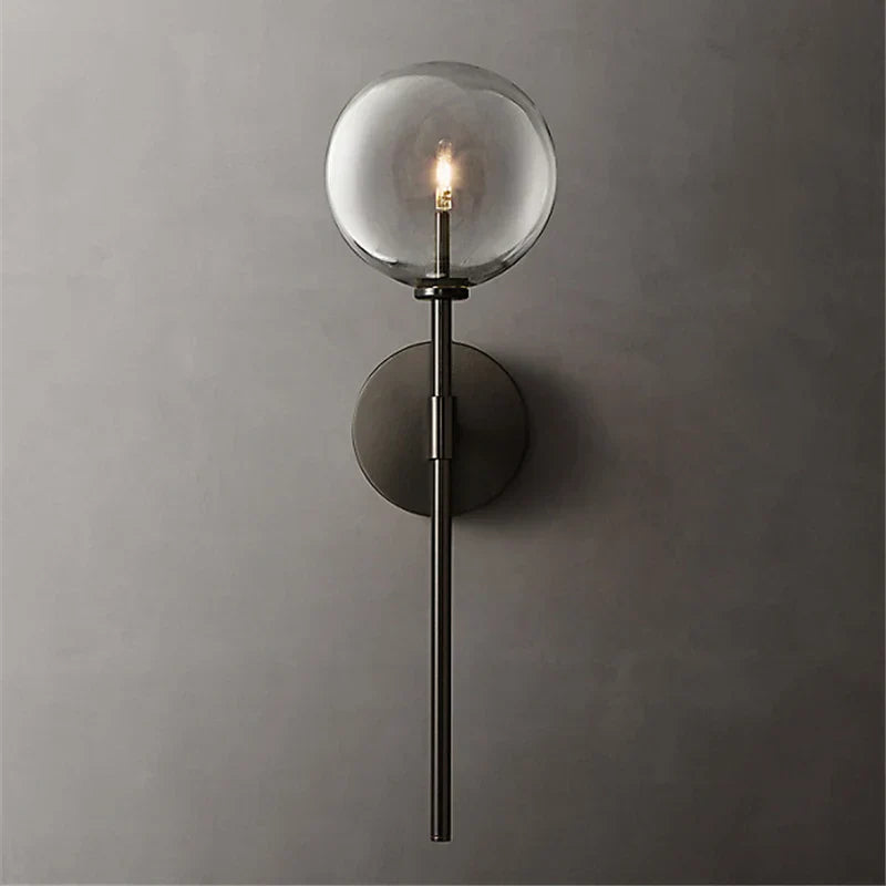 Decorbites™ Klare Glasballen Lange Wandlampe - Retro-Stil für Wohnzimmer, Schlafzimmer, Küche