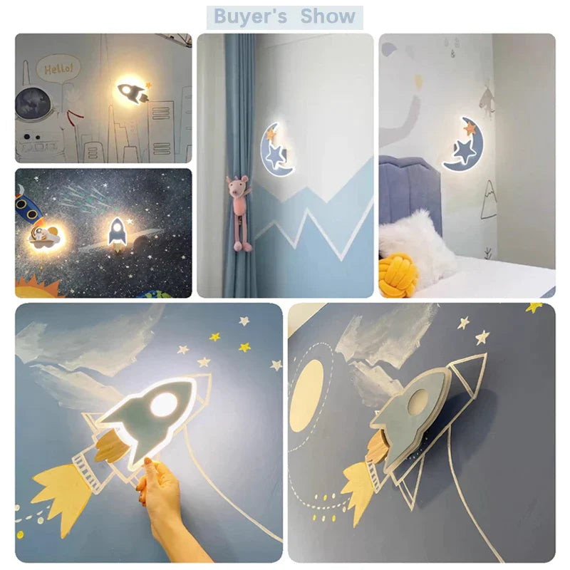 Decorbites™ Kinder-Cartoon-LED-Wandleuchte: Modern, süß, kreative Schlafzimmerbeleuchtung