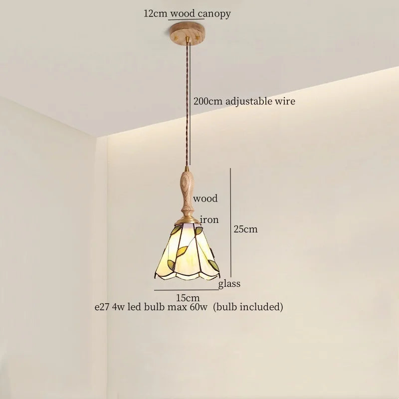 Decorbites™ Japanisches Vintage-LED-Pendant-Lampen für Wohnzimmer, Schlafzimmer, Küche und Café