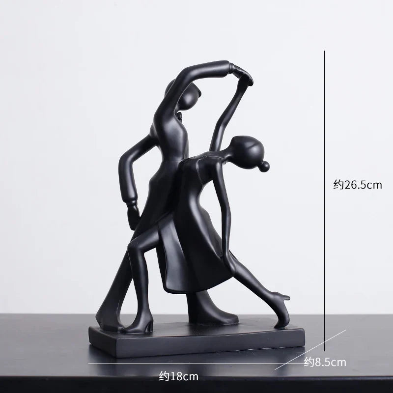 Decorbites™ Abstrakte Harz-Skulptur Moderne Schreibtisch-Dekoration Minimalistische Figuren Ornamente