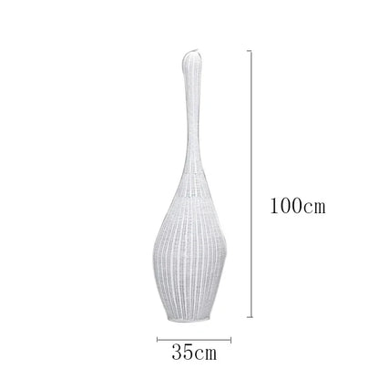 Decorbites™ Bambus-Bodenleuchte: Einzigartige Rattan-Lampe für Wohnzimmer, Schlafzimmer und Teehäuschen-Dekoration