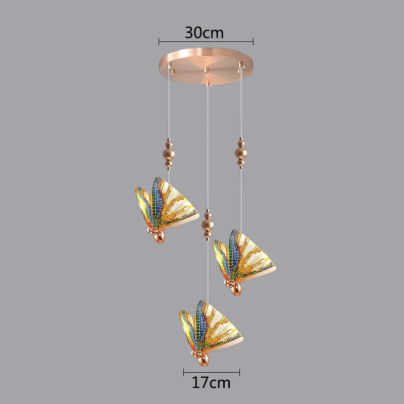 Acrylic Butterfly Pendant Lamp