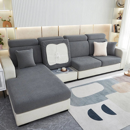 Decorbites™ Jacquard-Samt-Sofabezug - Polarfleece-Dehnbare Schoner