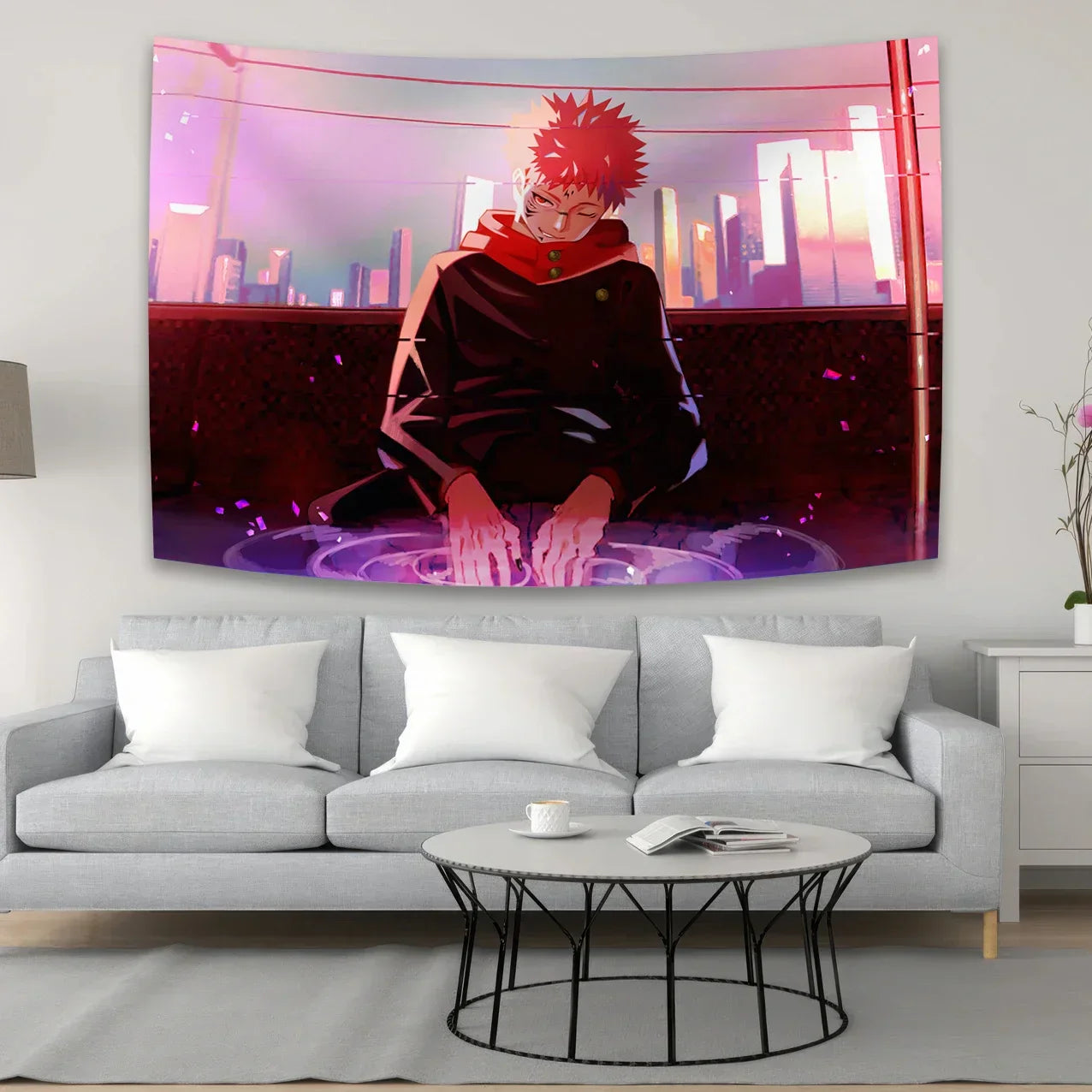 Decorbites™ Jujutsu Kaisen Anime-Wandteppich - 90x150 cm Ästhetische Raumdekoration & Wandkunst
