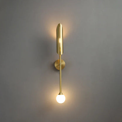DecorBites™ Gold Metal Wall Light: Nordic Style Bedroom Bedside Lamp for Modern Living Room Decor