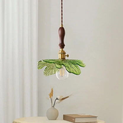 Decorbites™ Kupfer Holz Glas LED Hängeleuchte – Französisches minimalistisches Design für die Einrichtung zu Hause