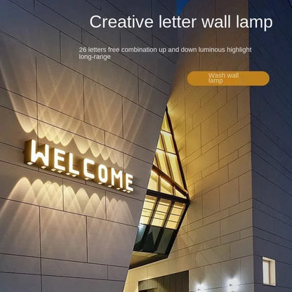 Decorbites™ LED Oben-Unten-Digital-Wandleuchte für Laden Geschäft Veranda Werbung
