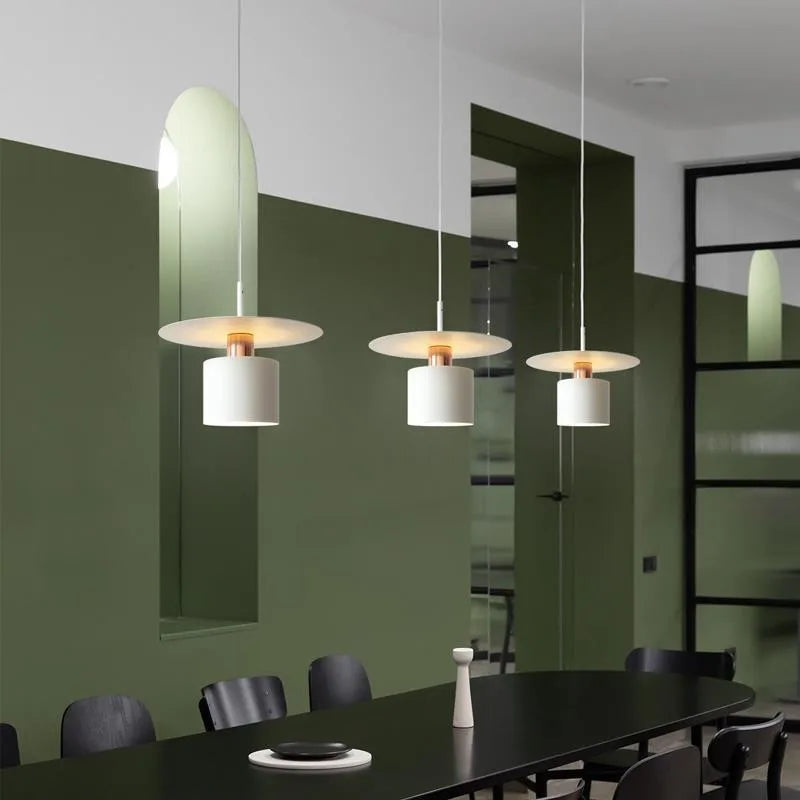 Nordic Vintage White Single Pendant Light