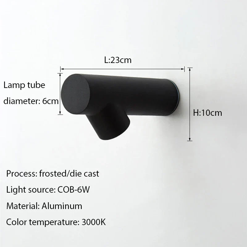 Decorbites™ LED Wandlampe: Aluminium Kreative Innen- und Außenleuchte für Wohnzimmer Badezimmer