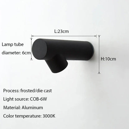 Decorbites™ LED Wandlampe: Aluminium Kreative Innen- und Außenleuchte für Wohnzimmer Badezimmer