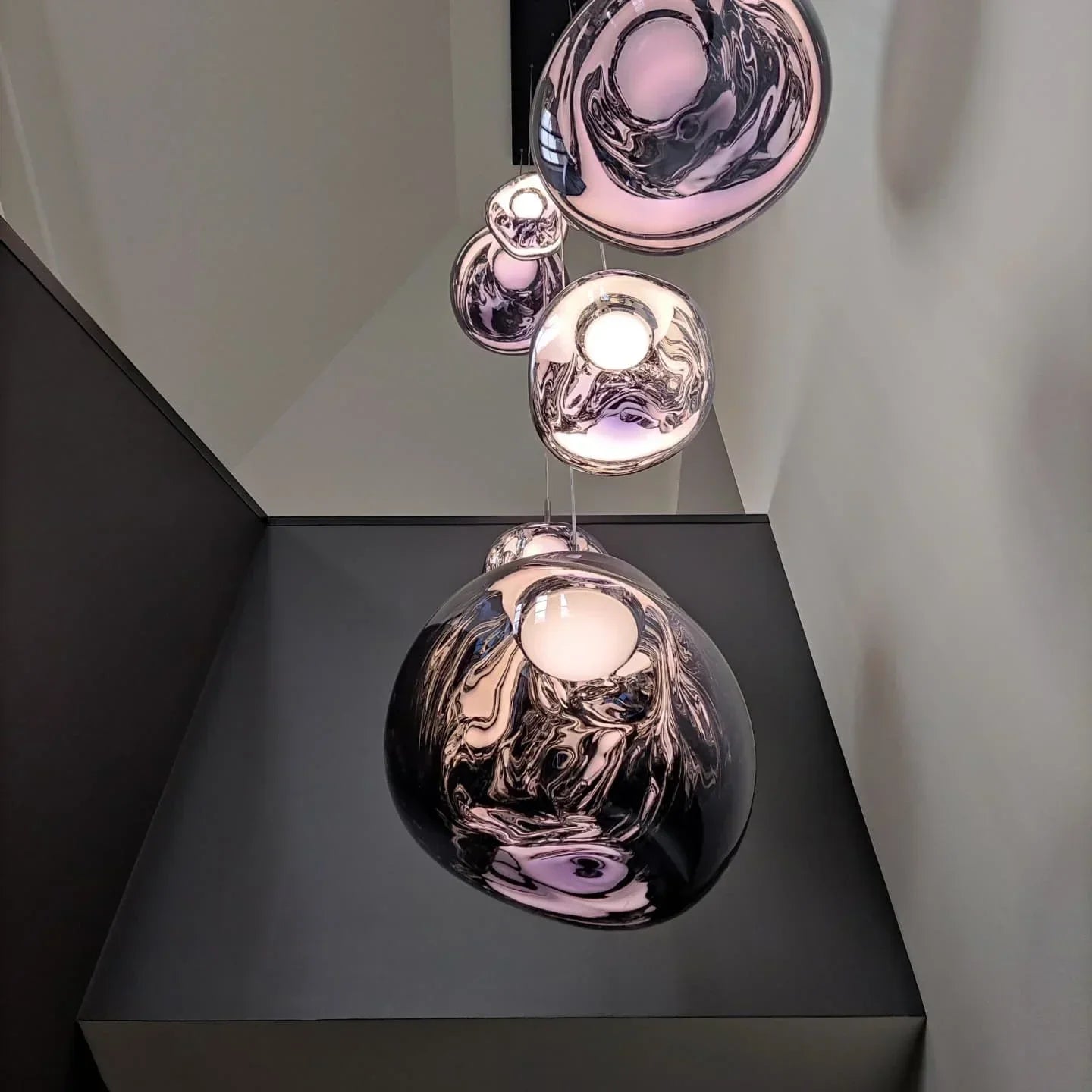 Glass Lava LED Pendant Light