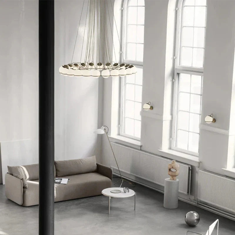 DecorBites™ Glass Shade LED Pendant Lights for Modern Nordic Minimalist Home Decor