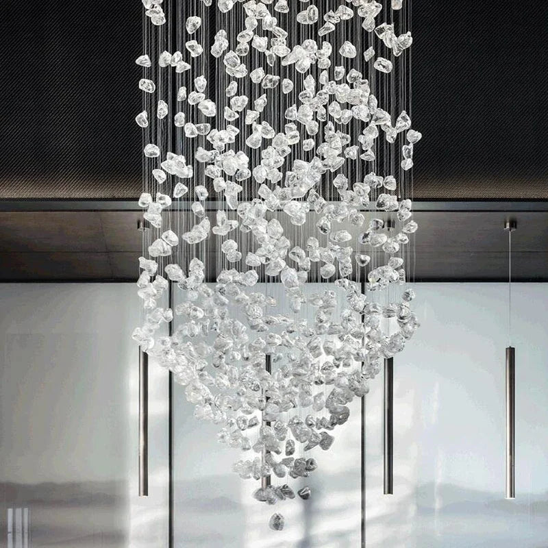 Modern Crystal Staircase Chandelier