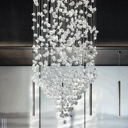 Decorbites™ Kristall-Leuchter: Moderne LED-Beleuchtung für Treppenhaus, Flur und Eingangsbereich