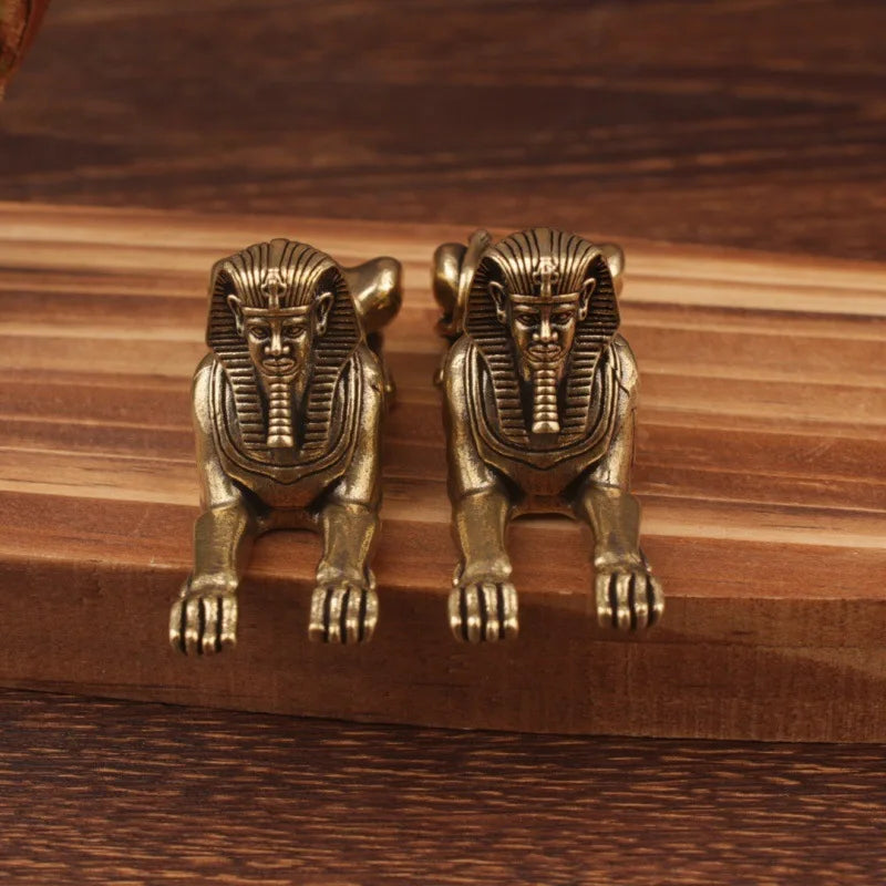 Brass Egyptian Sphinx Figurine