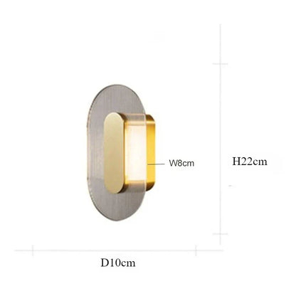 Decorbites™ Elegante Glas-Wandleuchte für Schlafzimmer, Wohnzimmer – Retro Designer Luxusbeleuchtung