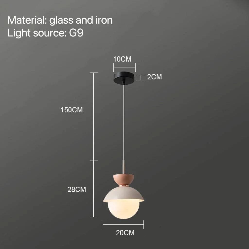 Decorbites™ Glas-Kugelleuchte: Moderne nordische Leuchte für die Einrichtung zu Hause, Küche, Esszimmer, Schlafzimmer