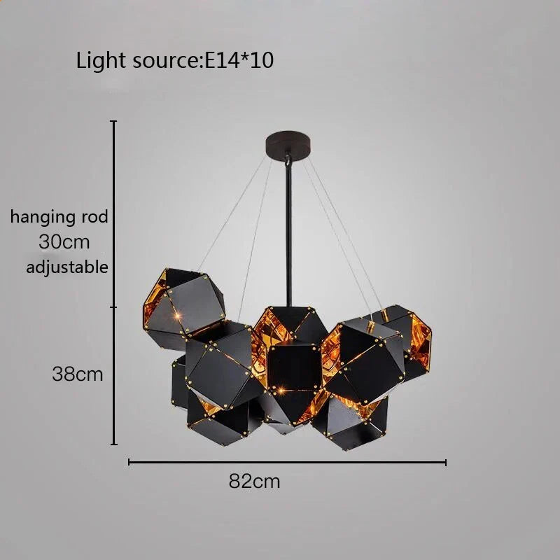 Decorbites™ Würfel-LED-Hängeleuchte: Art-Deco-Hängelampe für All-Match-Stil