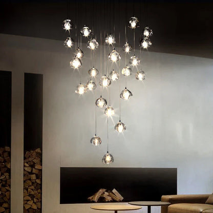 DecorBites™ Crystal LED Chandelier for Luxe Living Spaces