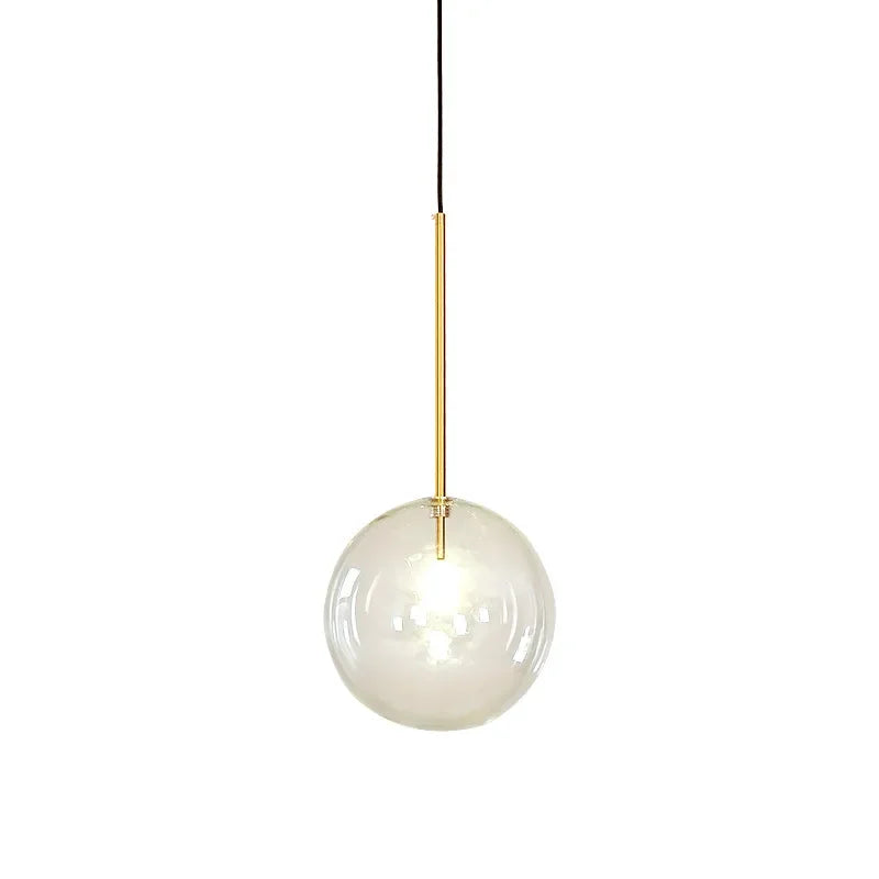 Decorbites™ Klar-Glas-Kugelleuchte LED-Hängeleuchter für Esszimmer und Wohnzimmer