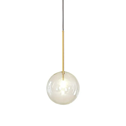 Decorbites™ Klar-Glas-Kugelleuchte LED-Hängeleuchter für Esszimmer und Wohnzimmer