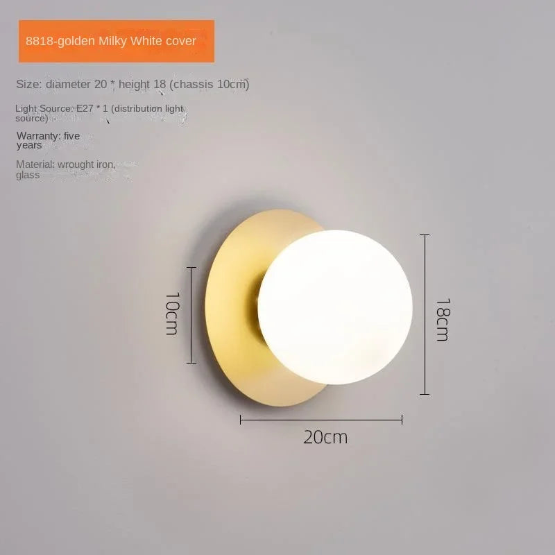 Decorbites™ LED-Wandleuchte mit G9 9W Glühbirne – Gold/Schwarze Wandapplikation für Schlafzimmer, Wohnzimmer