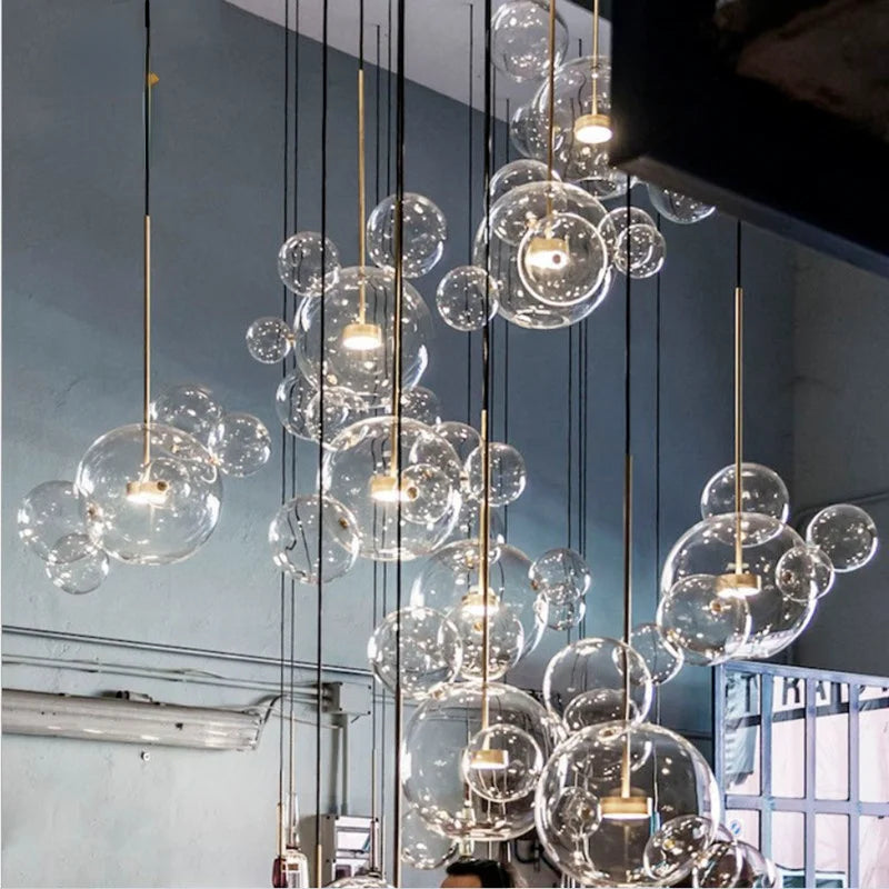 Decorbites™ Glasleuchter: Nordisch-italienische LED-Hängeleuchte für Wohn- und Esszimmer