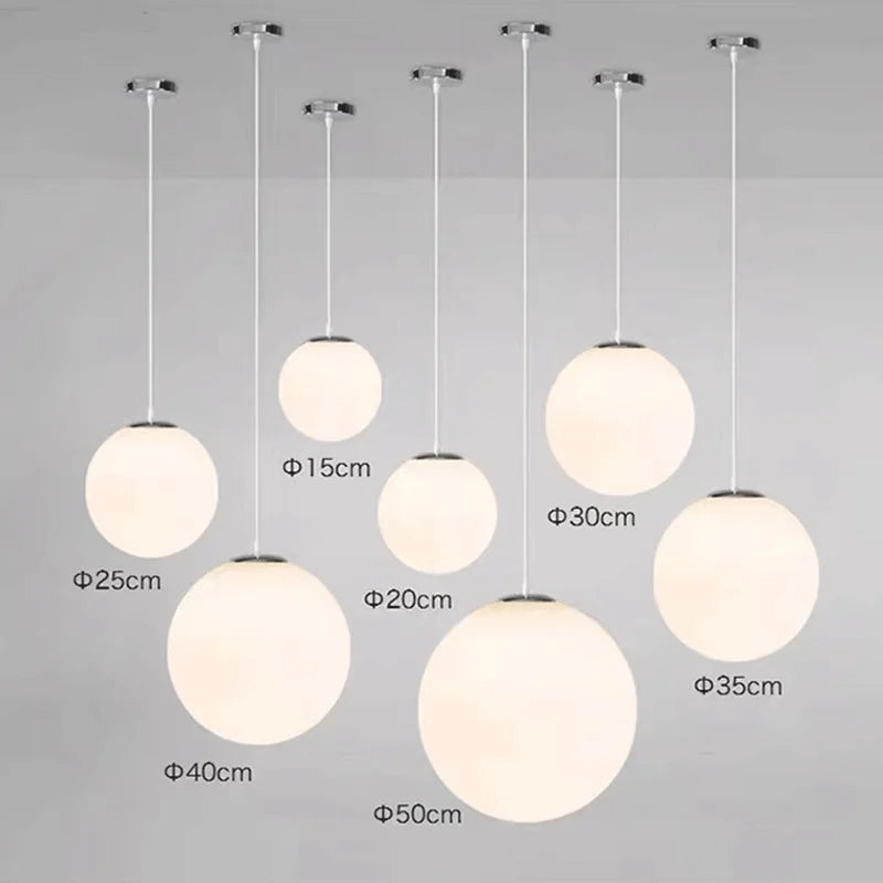 Decorbites™ Glas-Kugelleuchten: Elegante Globus-Hängeleuchten für Zuhause, Restaurant & Bar.