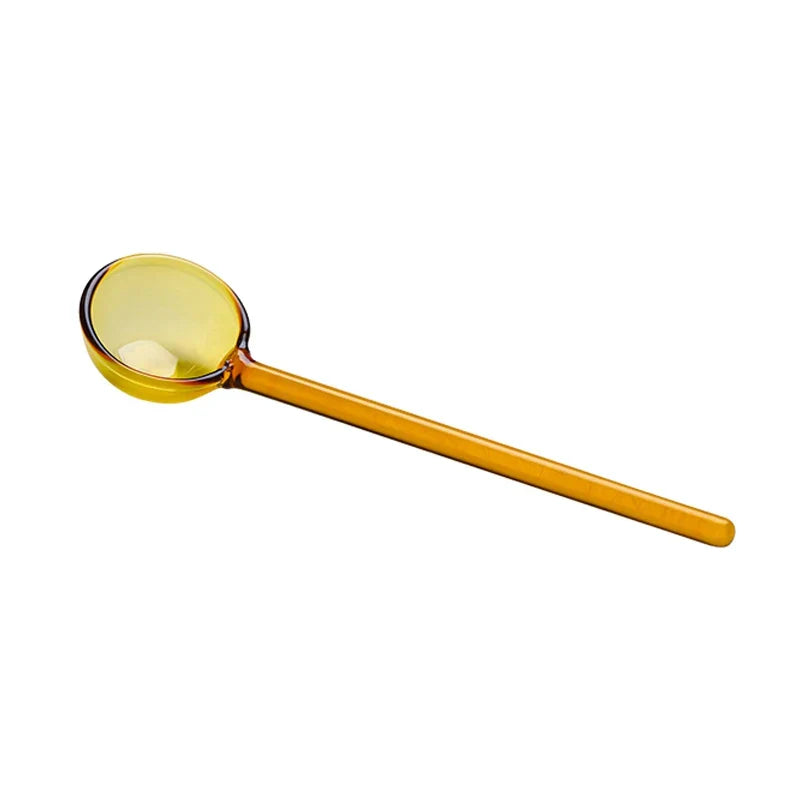 DecorBites™ Glass Spoon Dessert Teaspoon Creative Coffee Spoon Set for Ice Cream