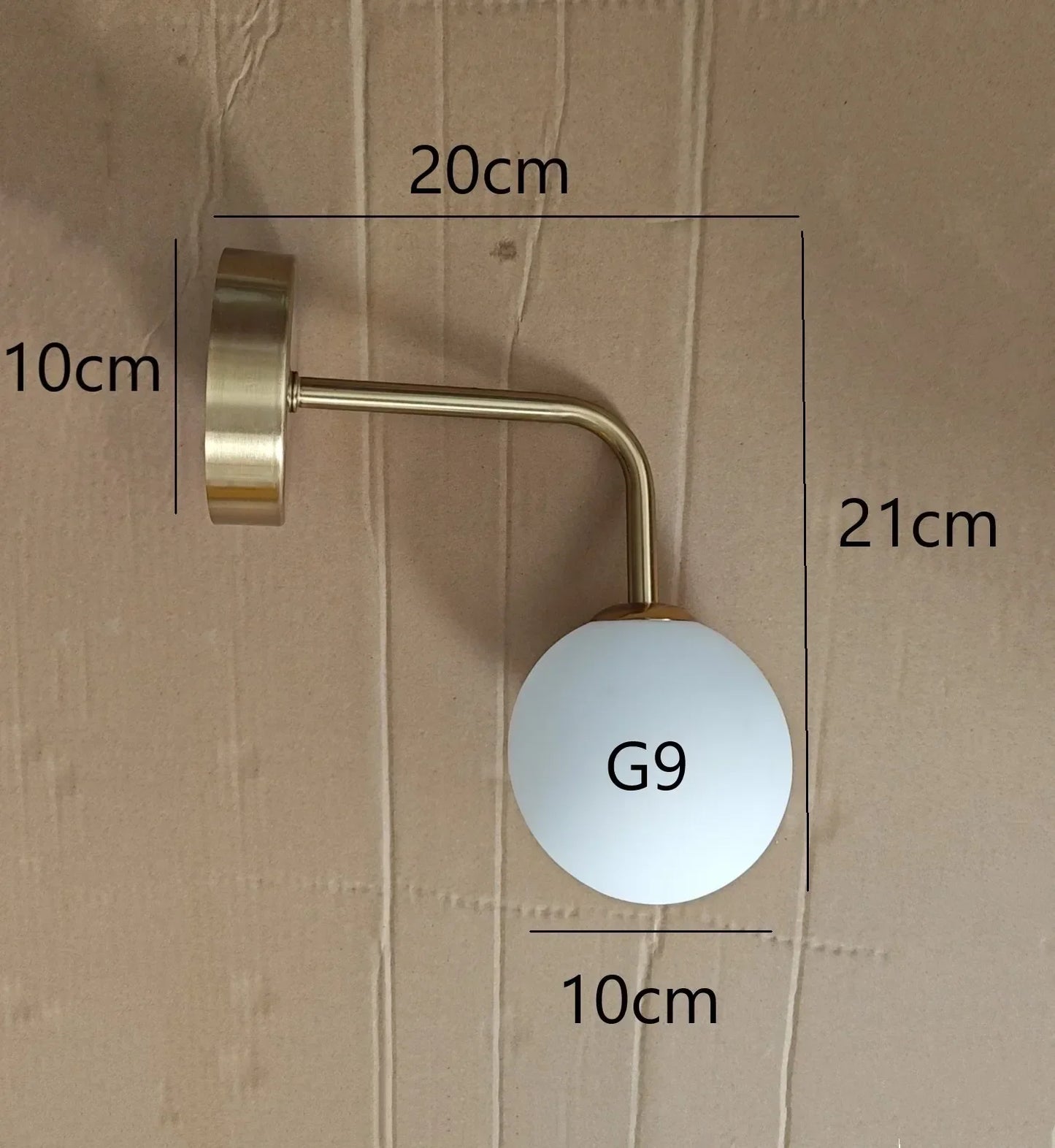 Decorbites™ Elegante Glas-Wandleuchte für Wohnzimmer Schlafzimmer LED-Beleuchtung