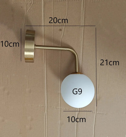 Decorbites™ Elegante Glas-Wandleuchte für Wohnzimmer Schlafzimmer LED-Beleuchtung
