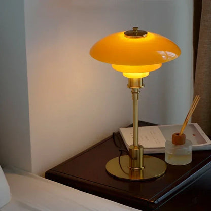 Decorbites™ Glas-Schreibtischlampe: Modernes dänisches Design für Wohnzimmer, Arbeitszimmer oder Hotel-Nachttisch